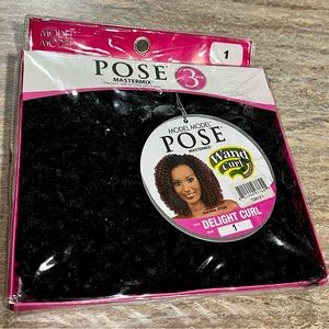 NIB Pose mastermix pre-cut weave 3-in-1 delight curl
